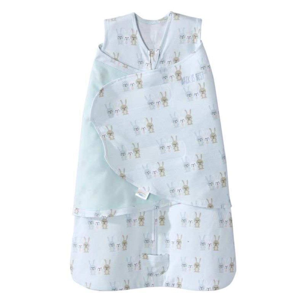 EUC Halo Baby Sleep Sack swaddle with Bunny Print